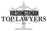 Washingtonian top lawyers 2011 badge